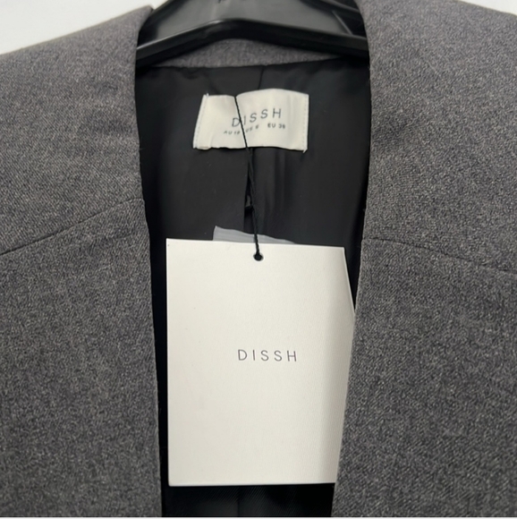 Dissh Harley Charcoal Boyfriend Blazer - Picture 3 of 6